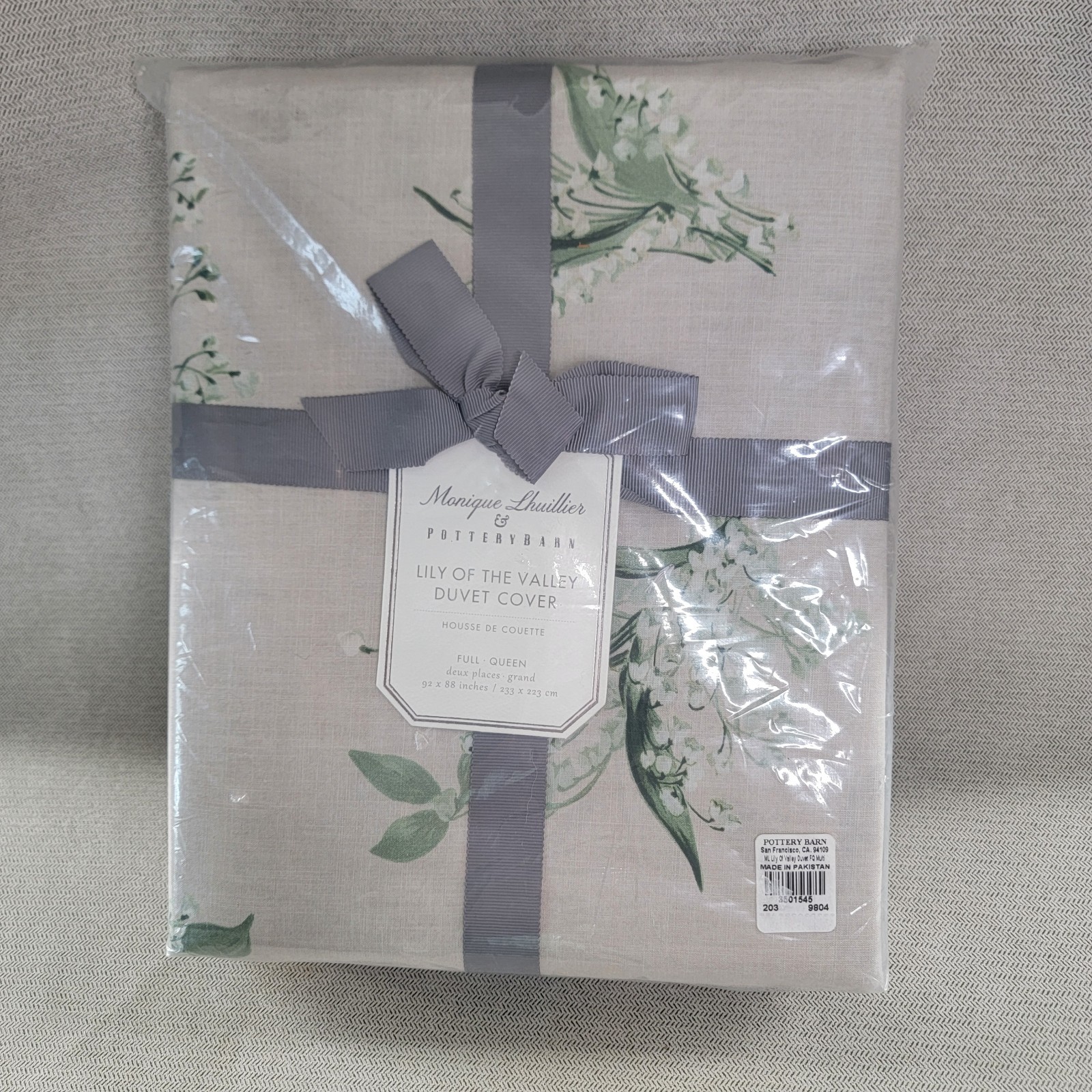 Pottery Barn Monique Lhuillier Lily of the Valley Full Queen Duvet Cover NEW Pottery Barn Monique Lhuillier Lily of the Valley Full Queen Duvet Cover NEW
