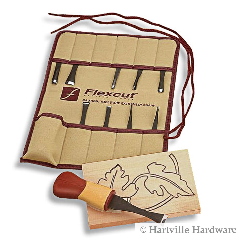 Flexcut #SK107 11-Piece Craft Wood Carving Set