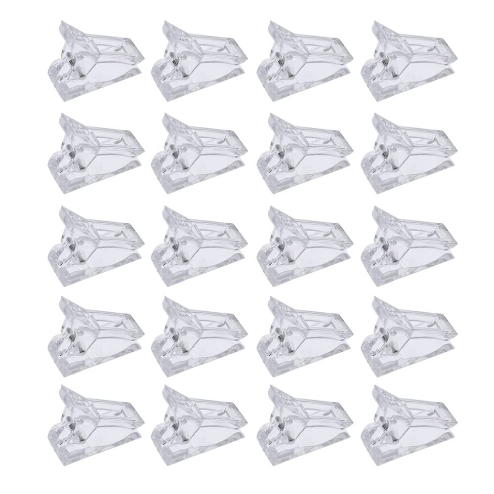 20pcs/set Nail Tips Clip Nail Art Tools DIY Finger Extension Clamp Clips 20pcs/set Nail Tips Clip Nail Art Tools DIY Finger Extension Clamp Clips