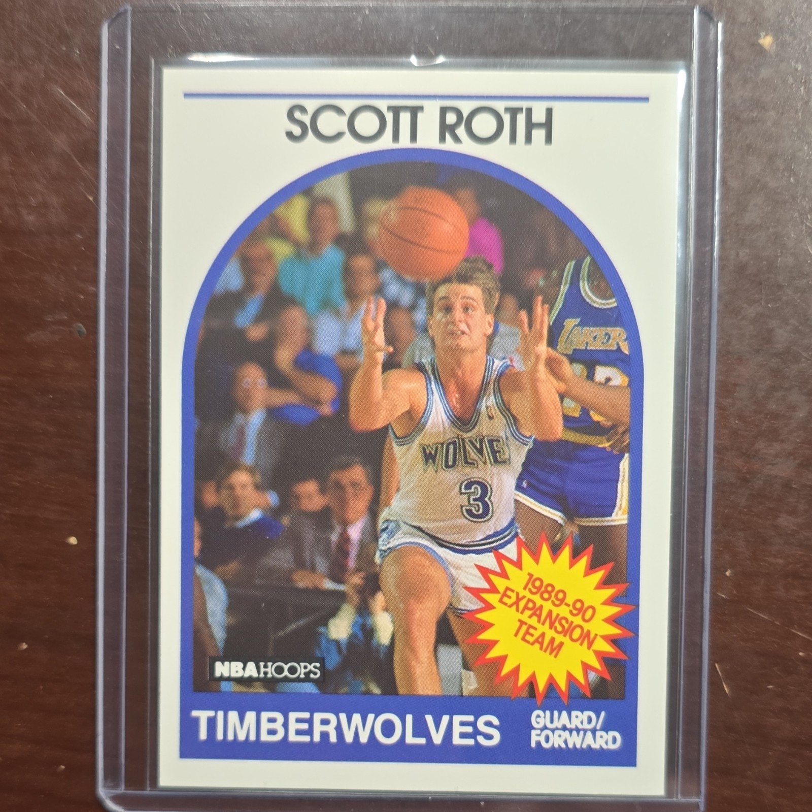 NBA Hoops 1989-90 Scott Roth Rookie Base Set #349 Minnesota Timberwolves NBA Hoops 1989-90 Scott Roth Rookie Base Set #349 Minnesota Timberwolves
