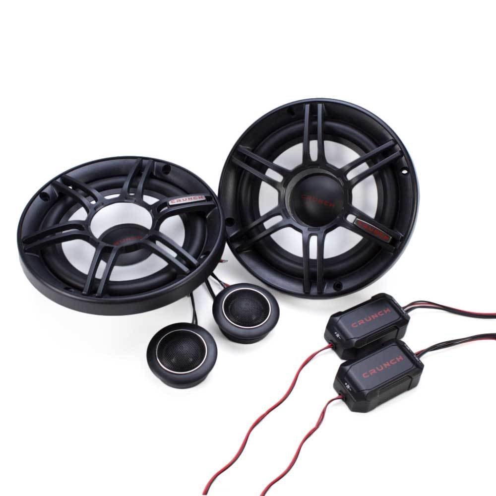 Crunch 300W Full Range 2 Way 4 Ohm Component Car Audio 6.5\