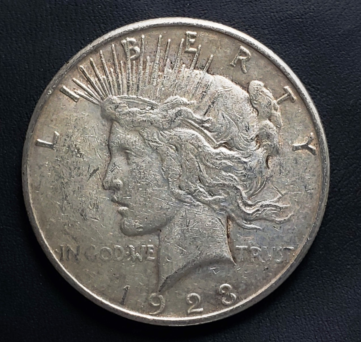 1923-S  Peace Silver Dollar - 90% Silver - San Francisco Mint