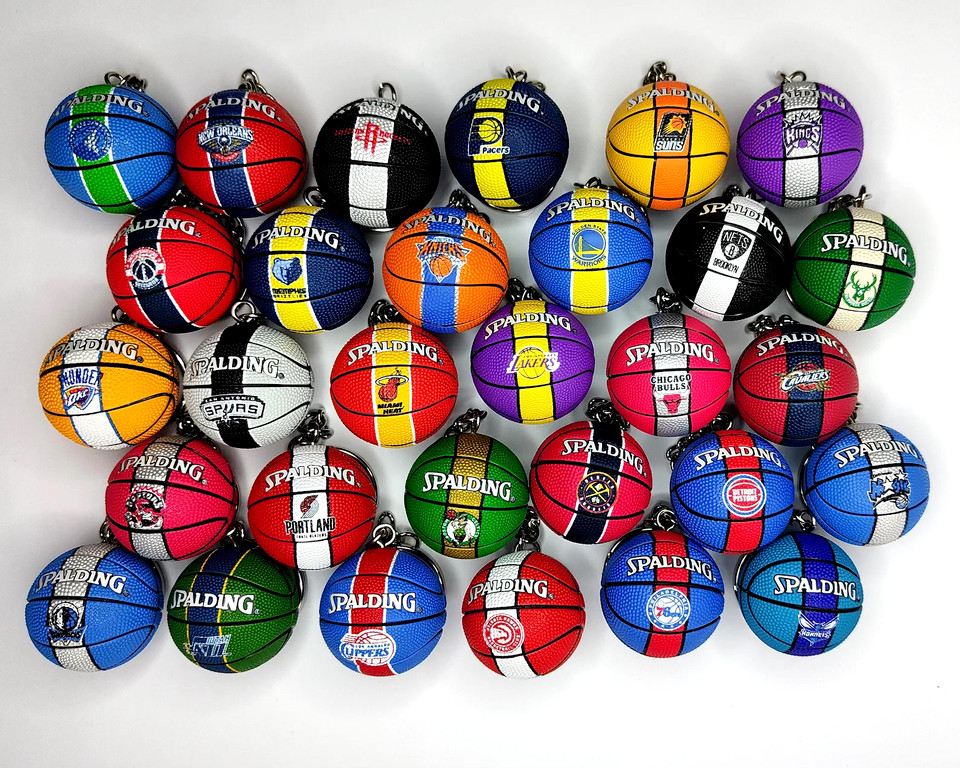 NBA Basketball Keychain - ALL TEAMS NBA Basketball Keychain - ALL TEAMS