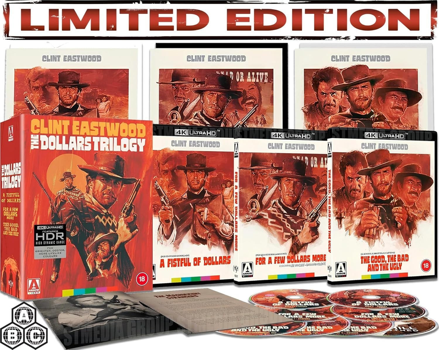 The Dollars Trilogy - Limited Special Edition [4K UHD+ Blu-ray] [Region Free]