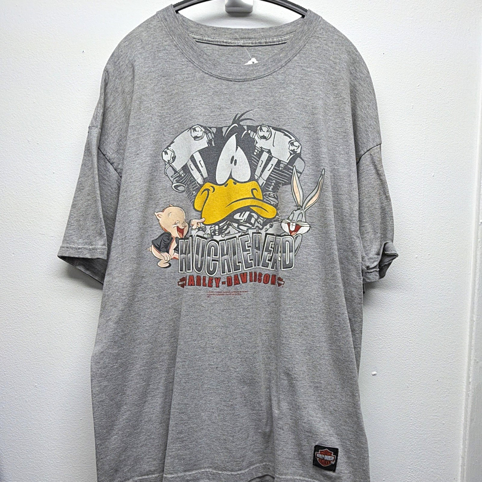 Vintage Harley-Davidson Knucklehead Looney Tunes T-Shirt Moroney's NY Vintage Harley-Davidson Knucklehead Looney Tunes T-Shirt Moroney's NY