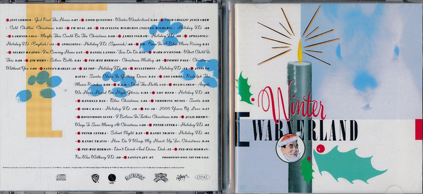 Winter Warnerland-Christmas DJ CD-Music & ID’s-Traveling Wilburys & More-VG++