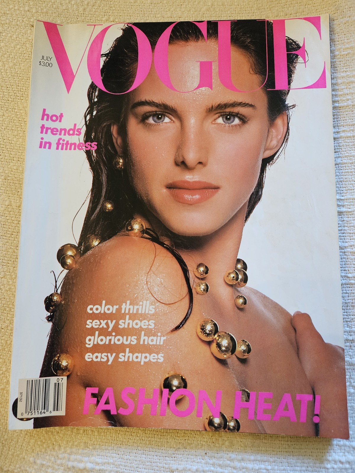 Vintage Vogue Magazine July 1988 Susan Miner by Richard Avedon No Label 80's 