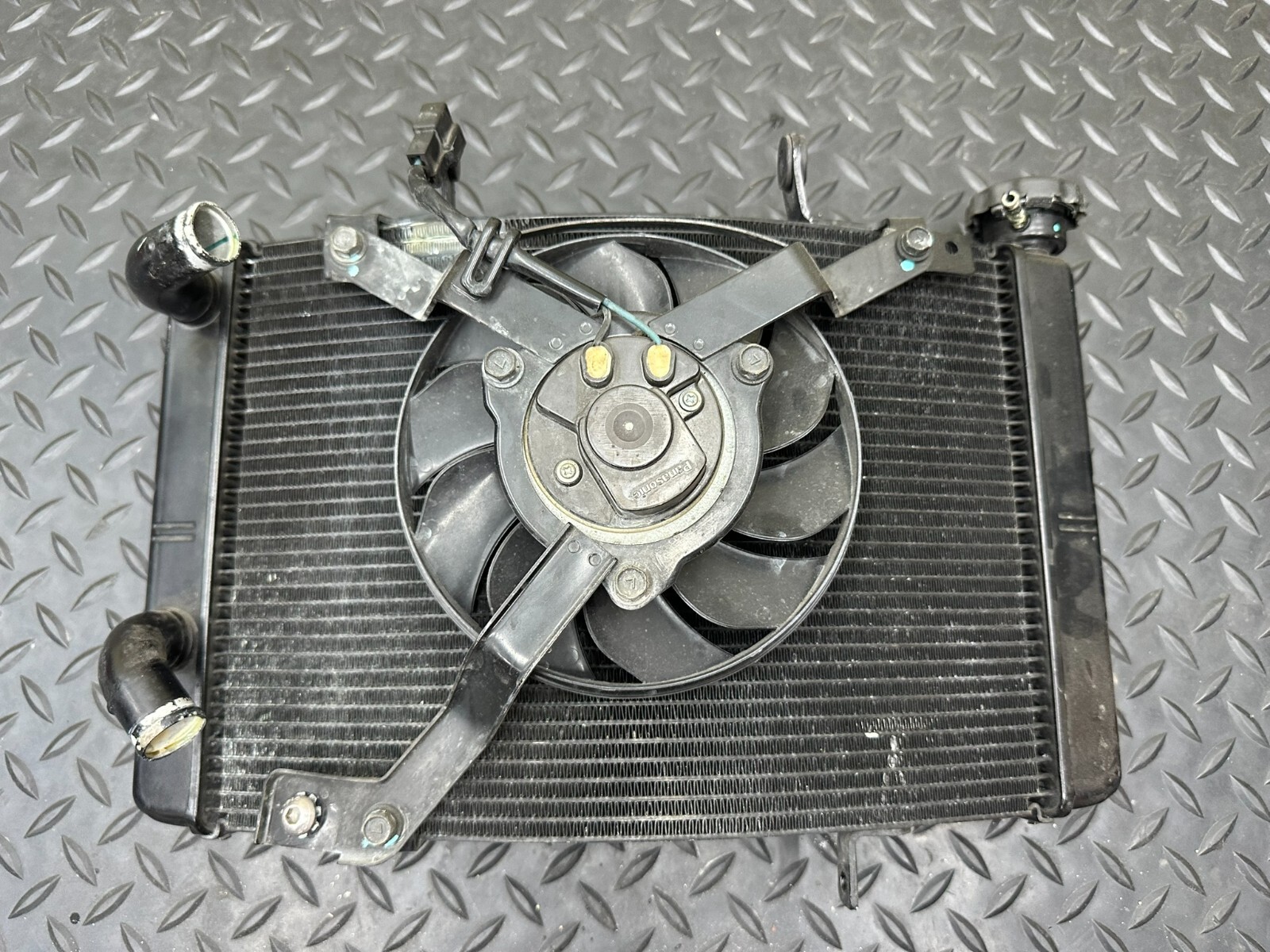 2015 13-16 Triumph Street Triple Radiator Cooling Fan 2015 13-16 Triumph Street Triple Radiator Cooling Fan
