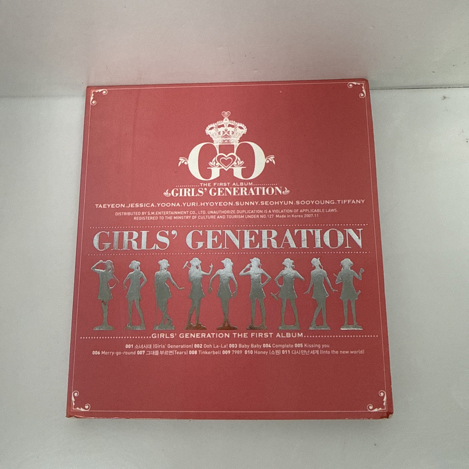 New Sealed SNSD Girl's Generation 1st Album Korea Vision