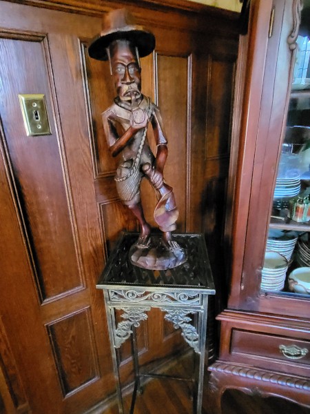 HAND CARVED FIGURE - AFRICAN MAN - Striking Craftsmanship and Character 25\