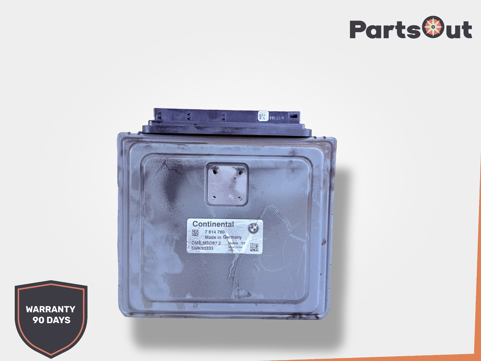11-12 BMW 740I 740IL 3.0L N54 ECM ECU 7614760 ENGINE CONTROL  MSD87.2 5WK93333