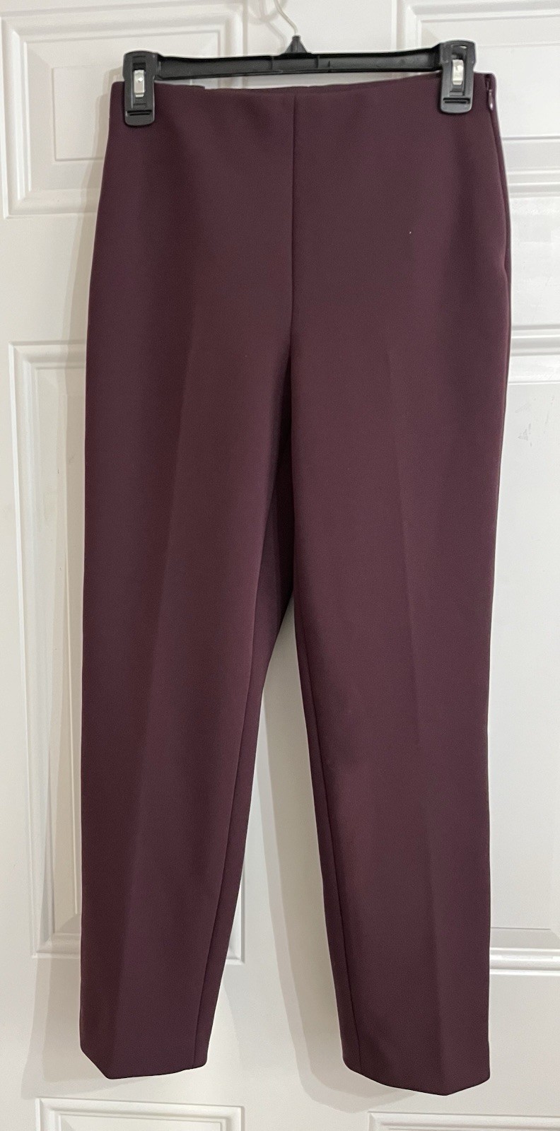 NWT ARITZIA Babaton Verdict Ankle Pants Women’s S Burgundy Red Tapered Leg NWT ARITZIA Babaton Verdict Ankle Pants Women’s S Burgundy Red Tapered Leg