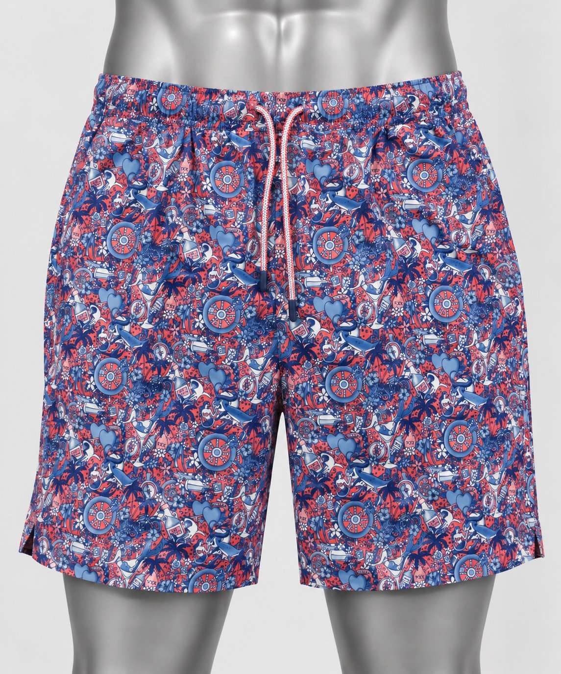 Peter Millar Men’s Medium NWT Printed Swim Trunks Board Shorts