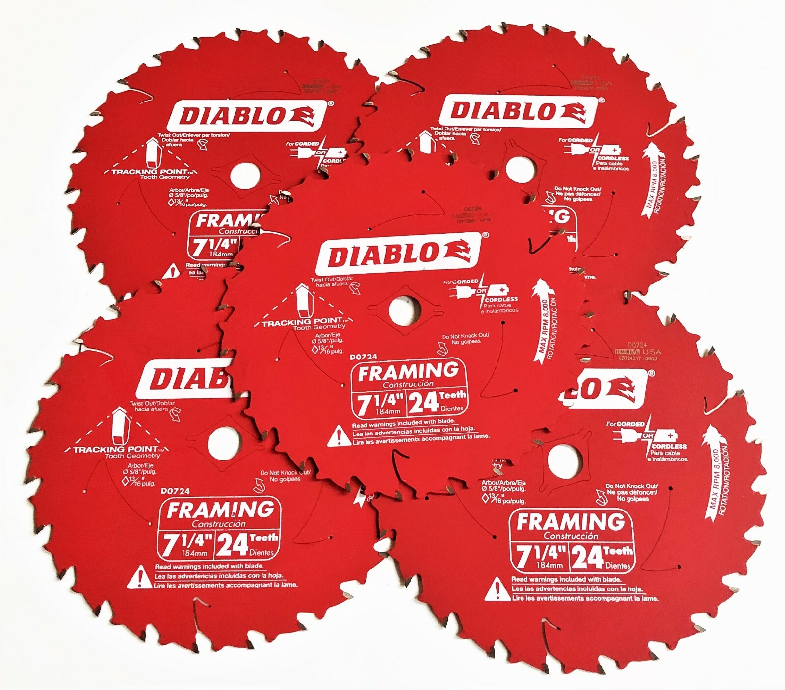 5 DIABLO 7-1/4 5 DIABLO 7-1/4