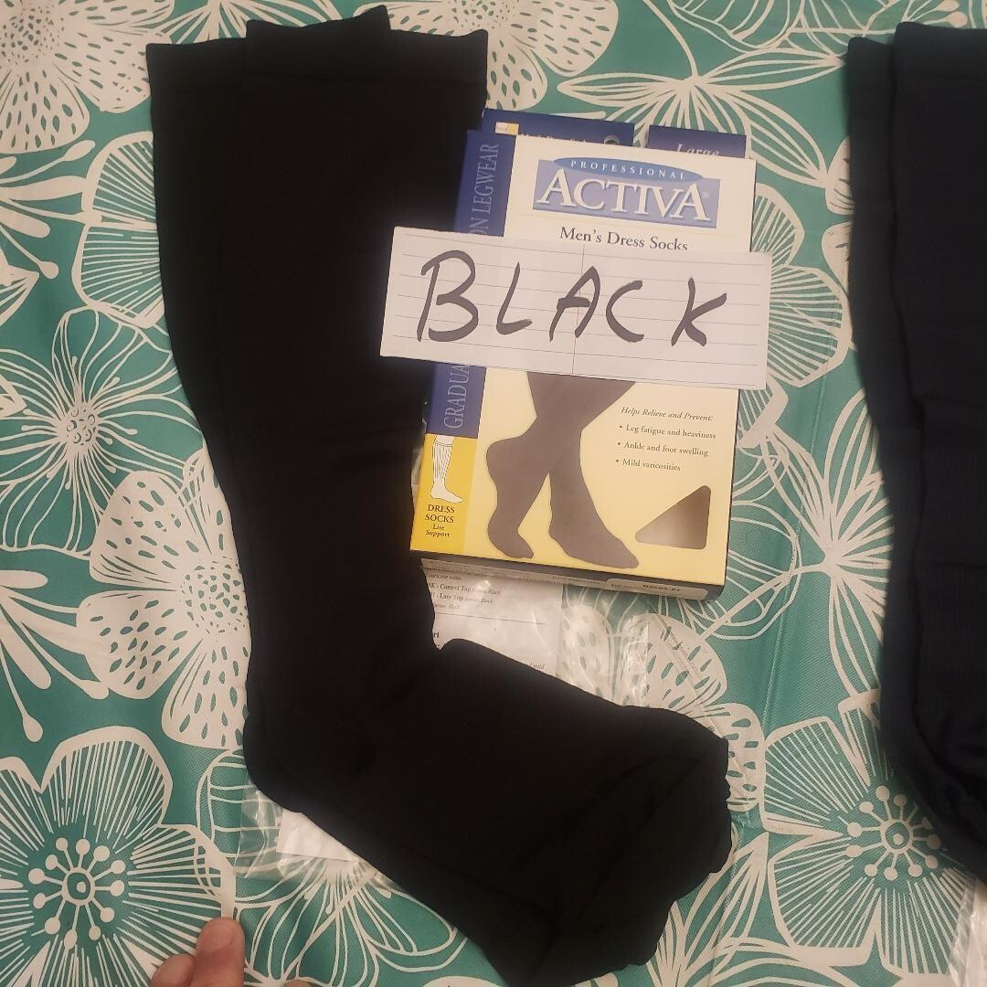 Activa Men's CT 20-30 Compression Knee High Regular Dress Socks Size & Color Activa Men's CT 20-30 Compression Knee High Regular Dress Socks Size & Color