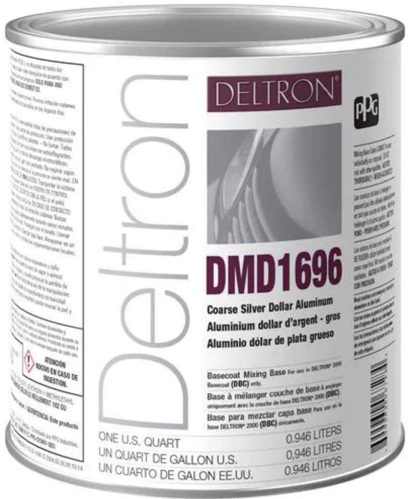 DMD1696 PPG Refinish Deltron 1 Quart Silver Dollar Paint Tint/Toner DMD1696 PPG Refinish Deltron 1 Quart Silver Dollar Paint Tint/Toner