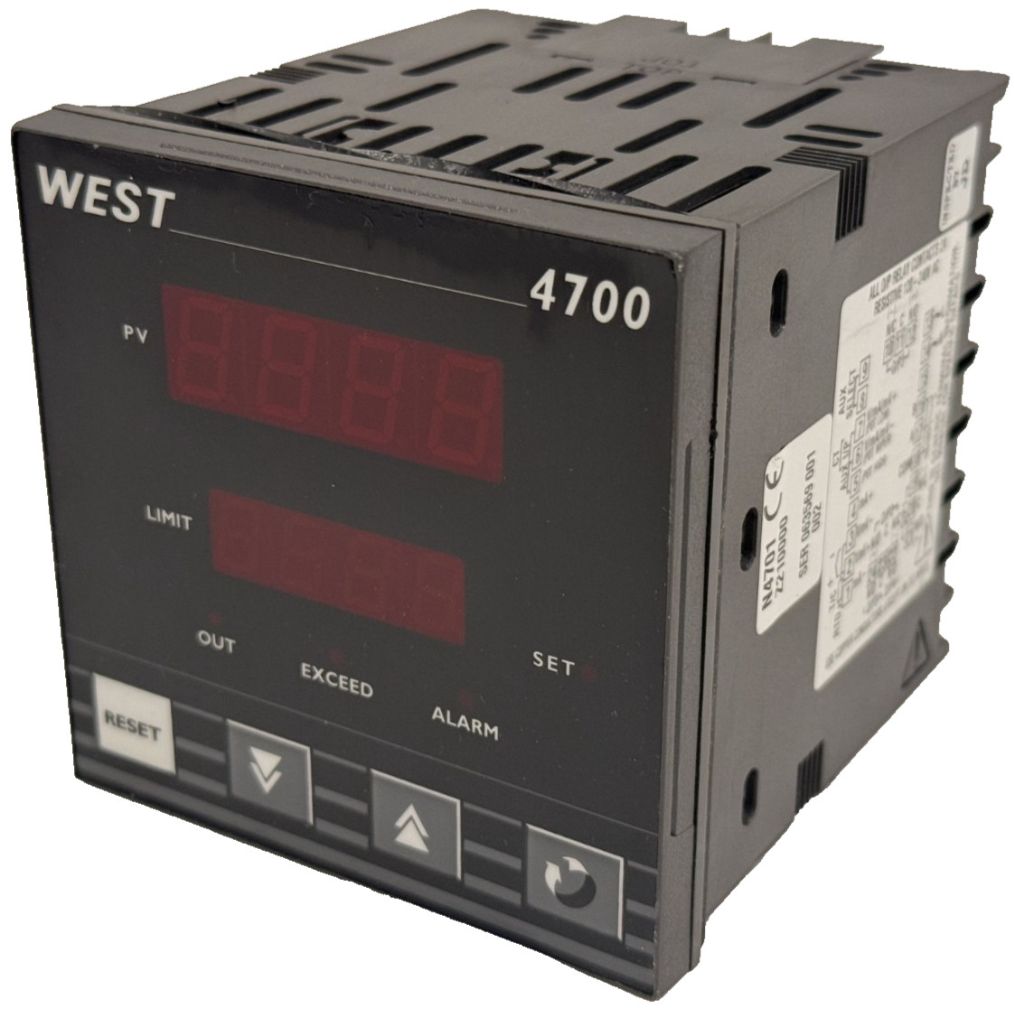 NEW DANAHER CONTROLS WEST N4701/Z2100 TEMPERATURE/PROCESS CONTROL N4701Z2100
