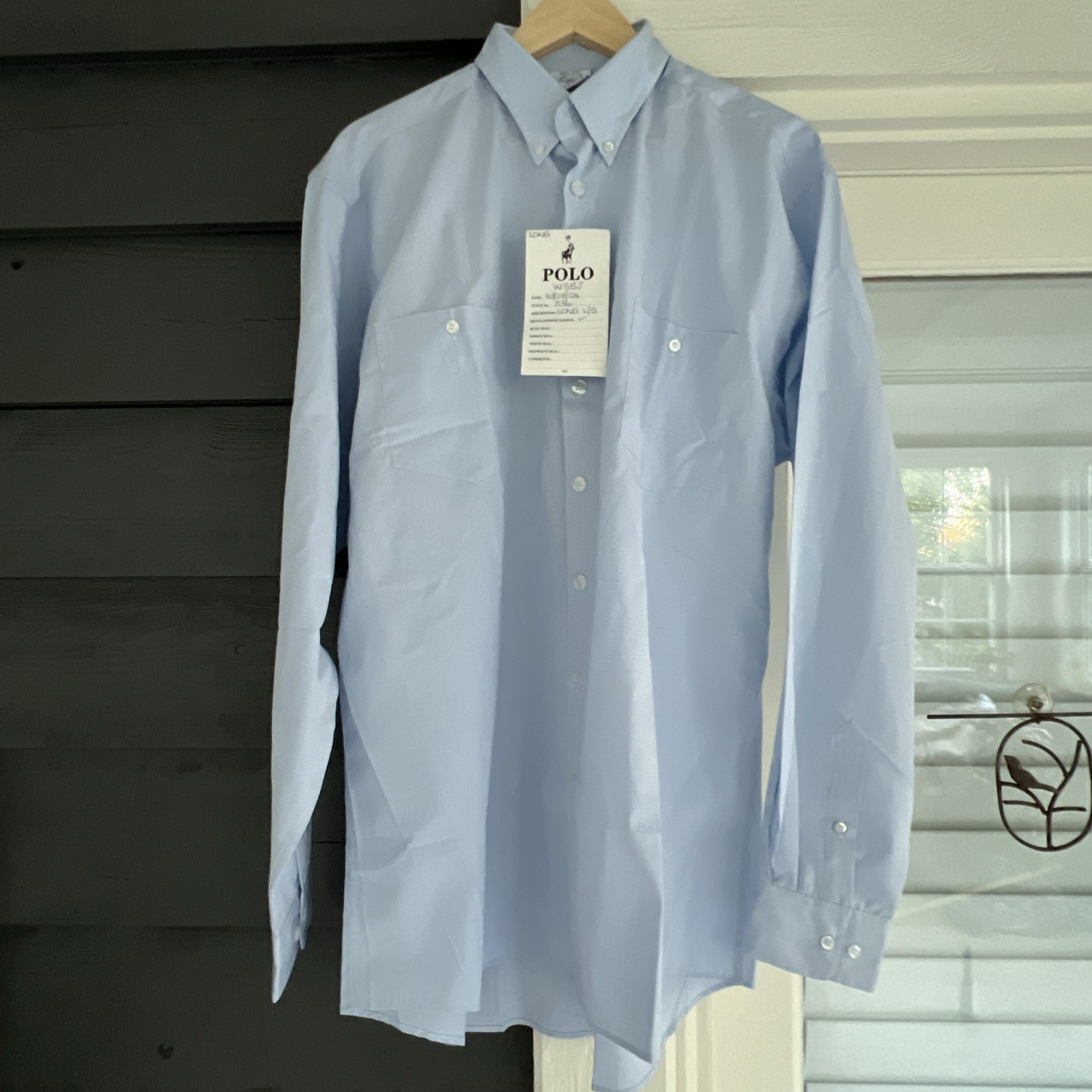 Deadstock Vintage 2002 Polo Ralph Lauren Development Sample Shirt 2XL Tall NWT