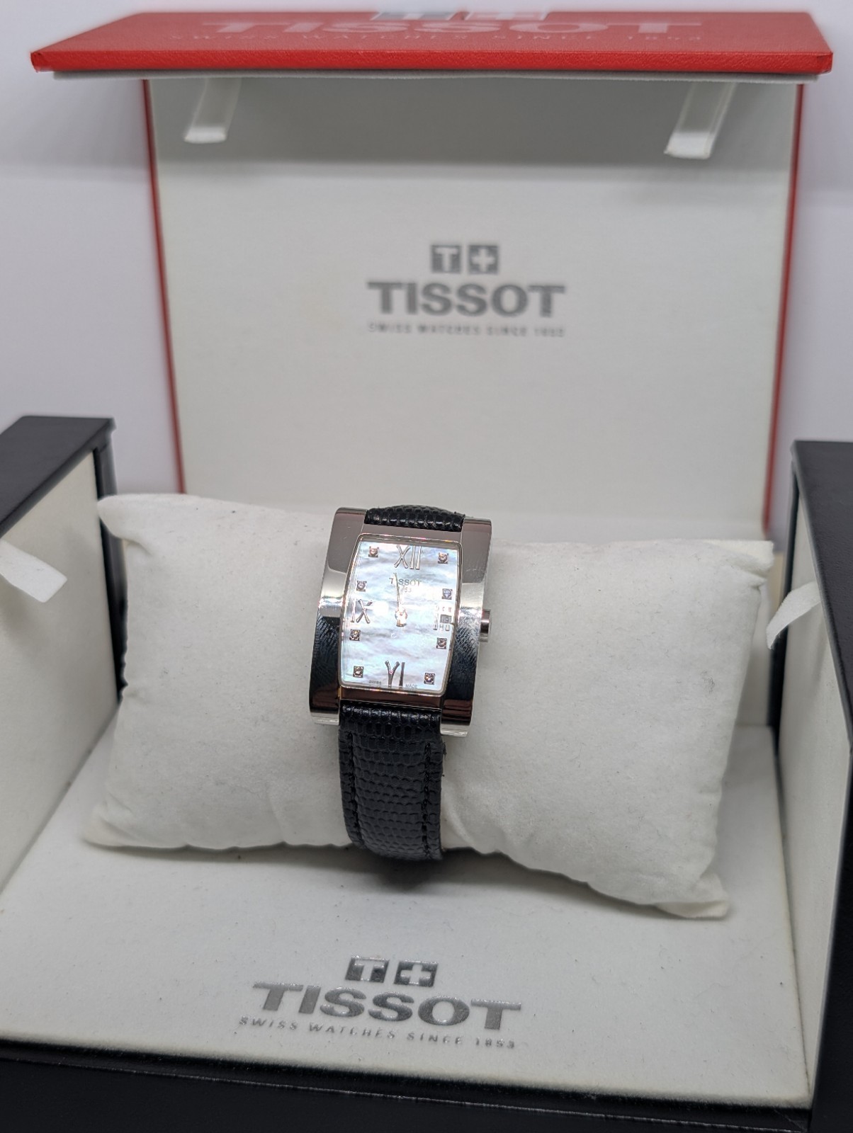 Ladies Tissot Generosi-T Diamond Mother of Pearl Watch T007.309.A Full Set Box Ladies Tissot Generosi-T Diamond Mother of Pearl Watch T007.309.A Full Set Box