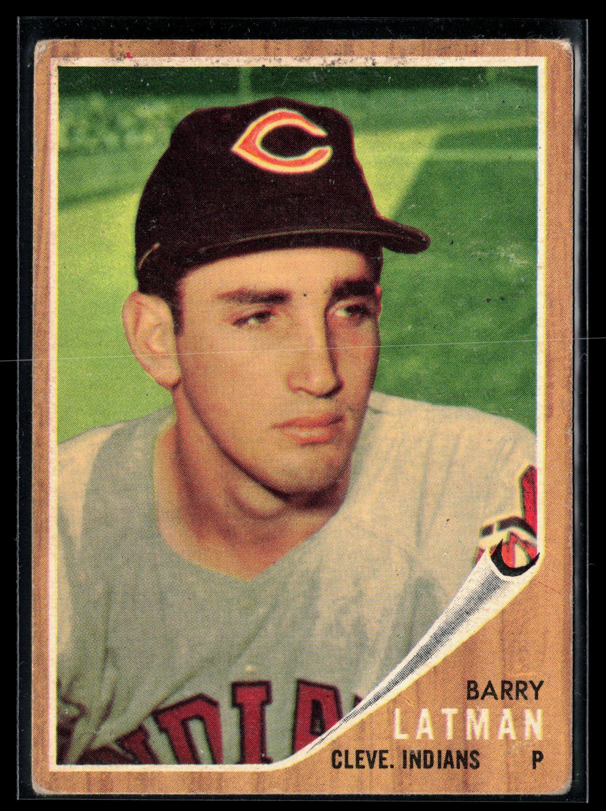 Barry Latman 1962 Topps : Green Tint #145b Barry Latman 1962 Topps : Green Tint #145b