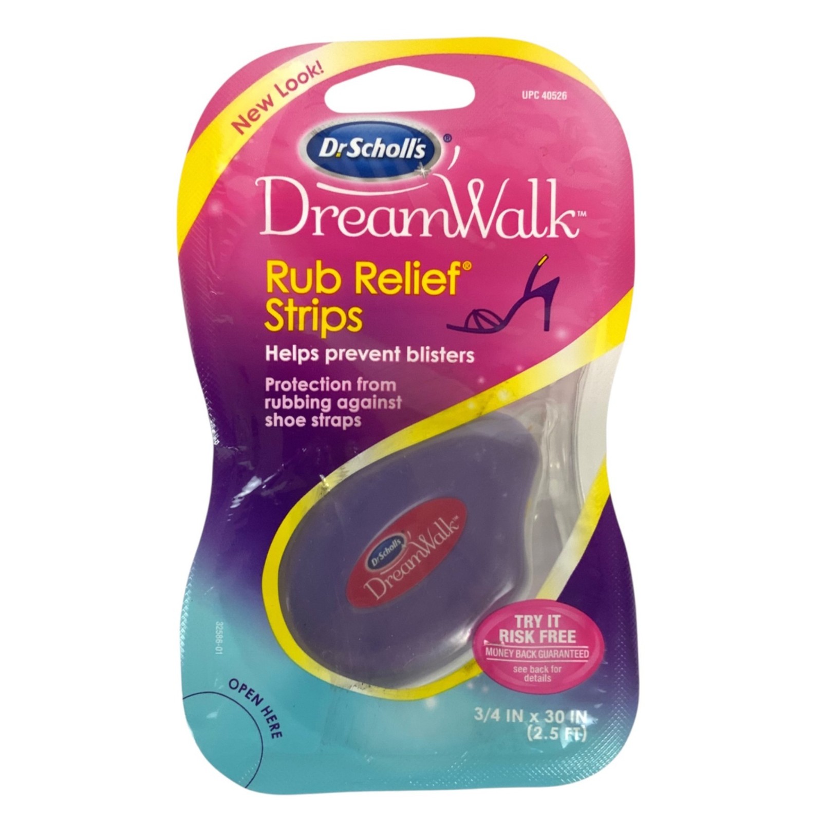 Dr Scholls DreamWalk Rub Relief Strips Prevents Blisters Portable Dispenser Dr Scholls DreamWalk Rub Relief Strips Prevents Blisters Portable Dispenser