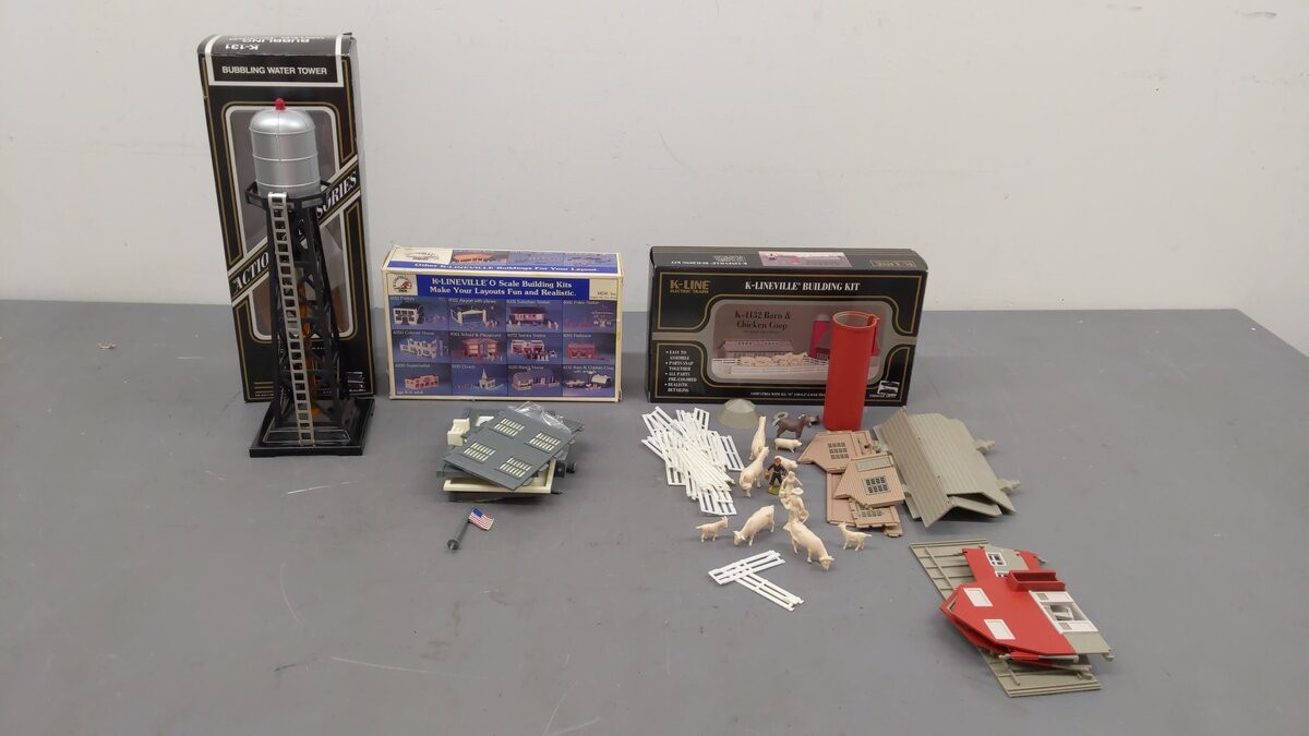 K-Line O Assorted Accessories: K-131, K-4041, K-4132 [3] EX/Box