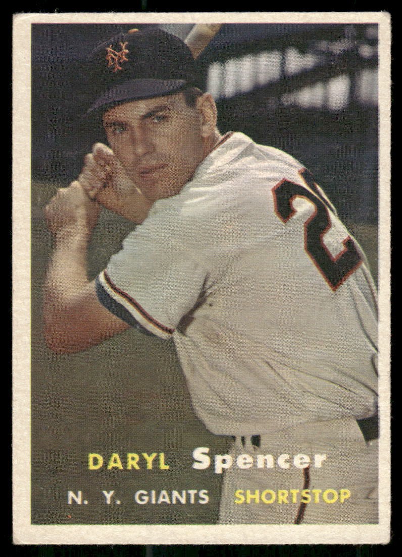 1957 Topps #49 Daryl Spencer 1957 Topps #49 Daryl Spencer