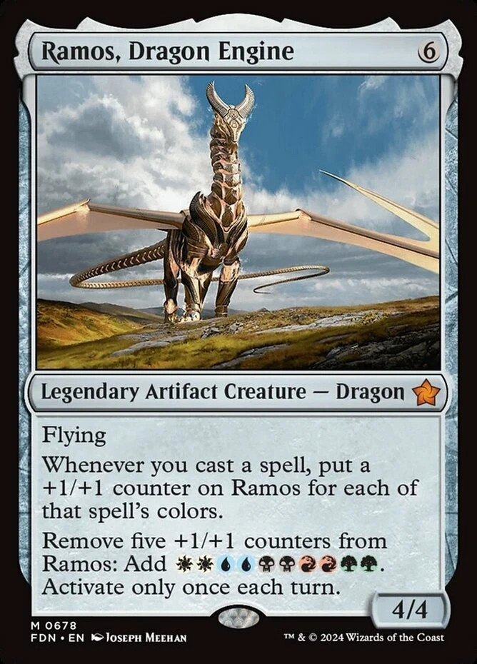 1 x Ramos, Dragon Engine - Foundations - NM-Mint - MTG pack fresh commander edh 1 x Ramos, Dragon Engine - Foundations - NM-Mint - MTG pack fresh commander edh
