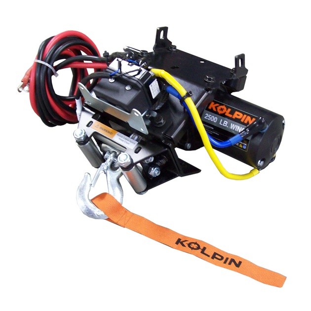 Kolpin Outdoors Quick Mount Winch Kit with 2500lbs Winch Steel 26-1020 for Honda
