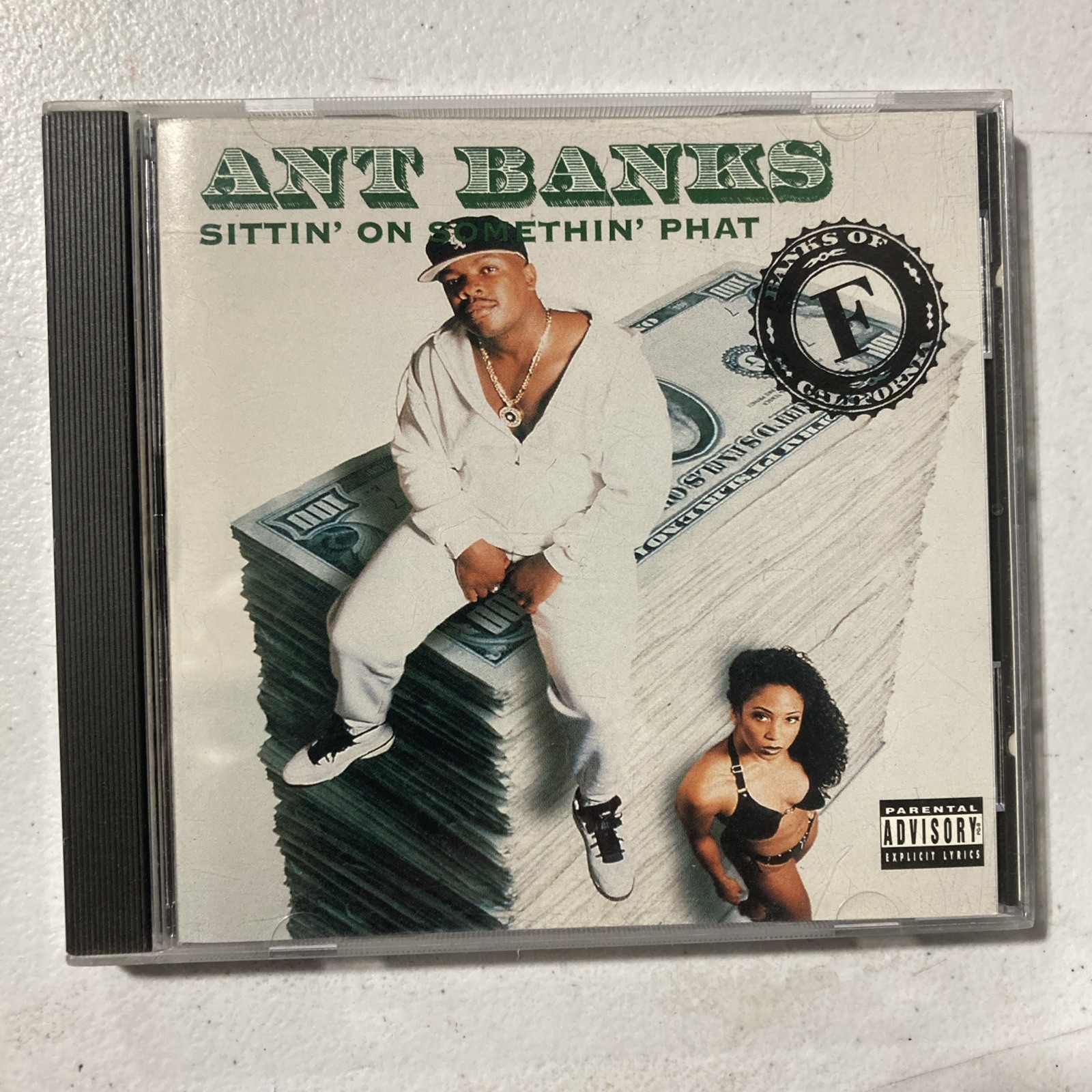 Sittin' on Somethin' Phat by Ant Banks (CD, 1993) Jive 01241-41496-2 Sittin' on Somethin' Phat by Ant Banks (CD, 1993) Jive 01241-41496-2