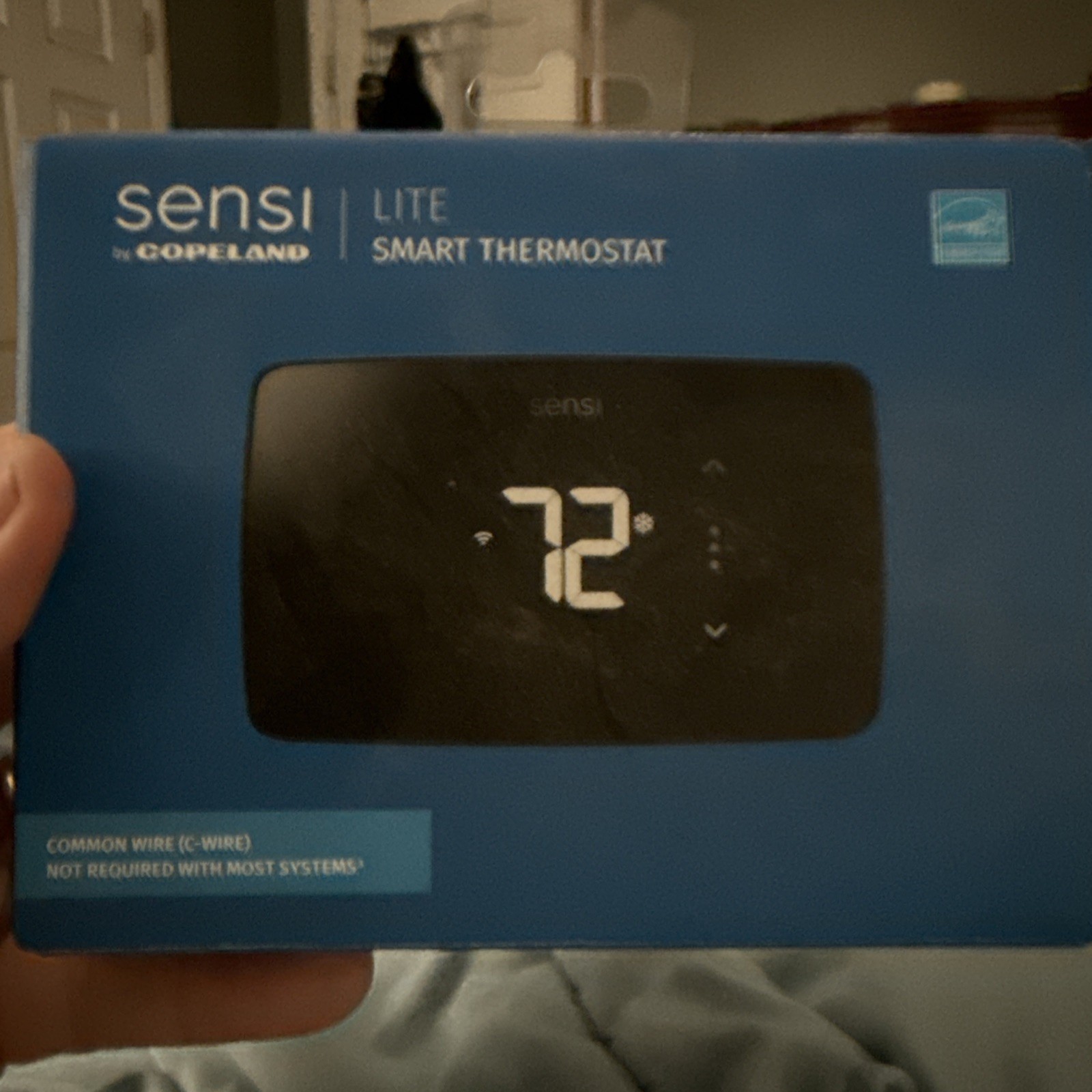 Emerson Sensi Lite by Copeland ST25 Wi-Fi Smart Programmable Thermostat - Black