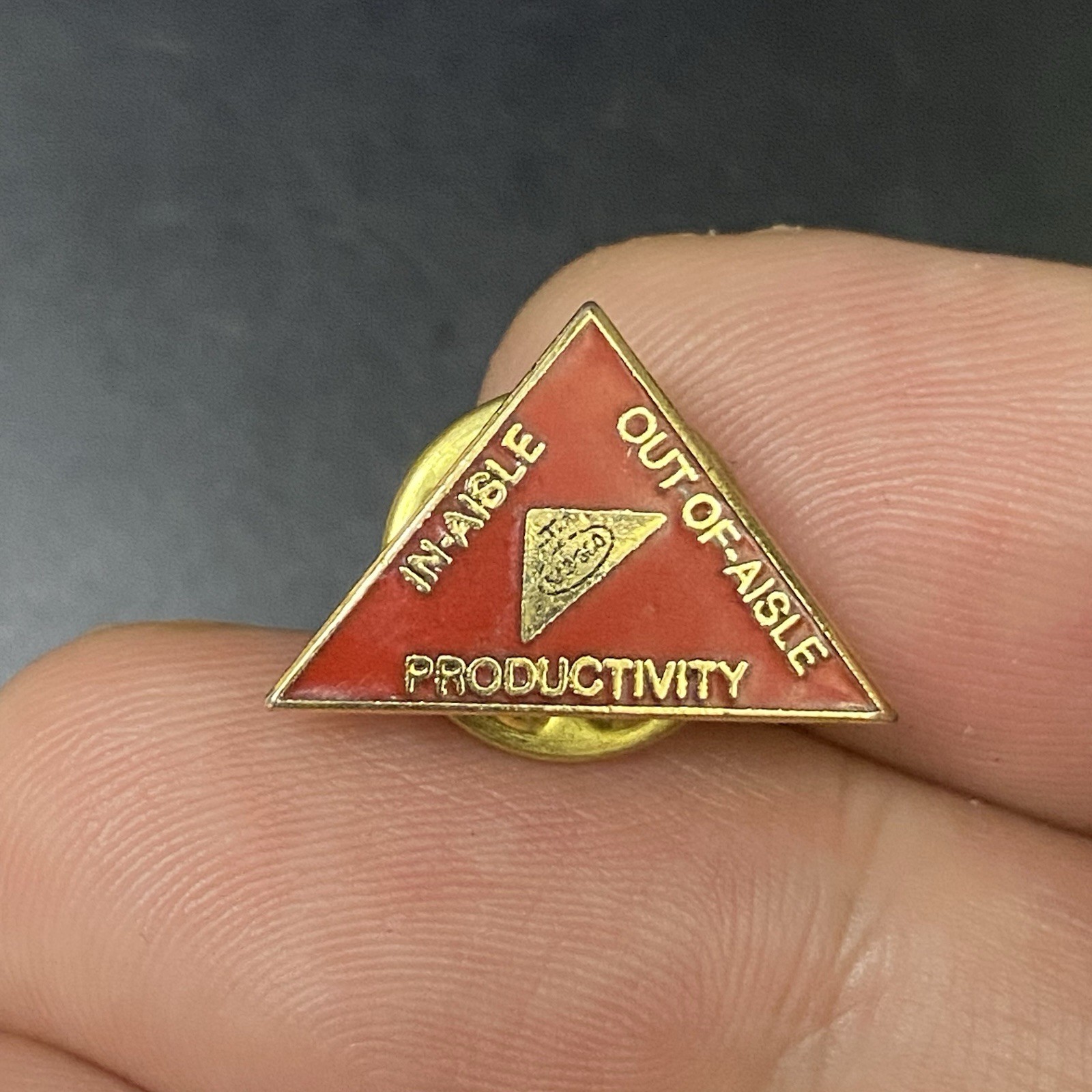 Vtg Nabisco Employee Productivity Is Aisle Out of Aisle Company Lapel Pin Vtg Nabisco Employee Productivity Is Aisle Out of Aisle Company Lapel Pin