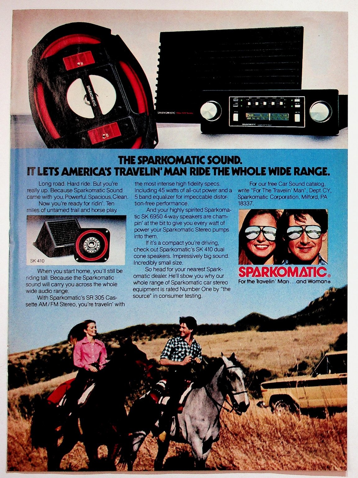 Sparkomatic 1981 Print Advertisement 8x11 Vintage Car Stereo Audio Ad Sparkomatic 1981 Print Advertisement 8x11 Vintage Car Stereo Audio Ad