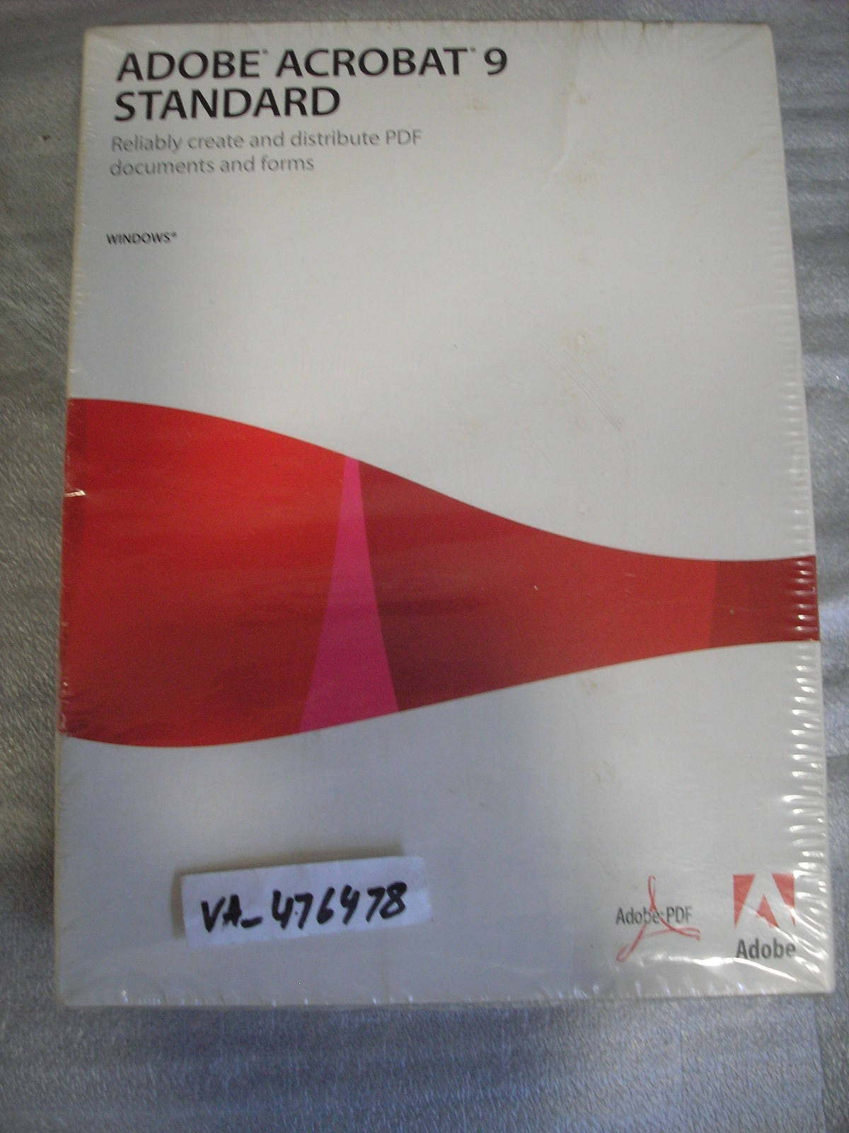 Adobe Acrobat 9 Standard for Windows PC Licensed for 2 PCs =NEW SEALED BOX= Adobe Acrobat 9 Standard for Windows PC Licensed for 2 PCs =NEW SEALED BOX=