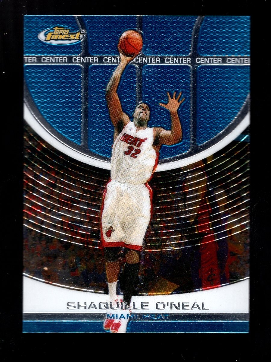 2005-06 TOPPS FINEST #1 SHAQUILLE O'NEAL HEAT