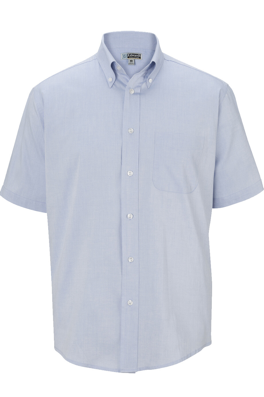 Edwards Garments 1925 Men\'s Short Sleeve Comfortable Tall Pinpoint Oxford Shirt