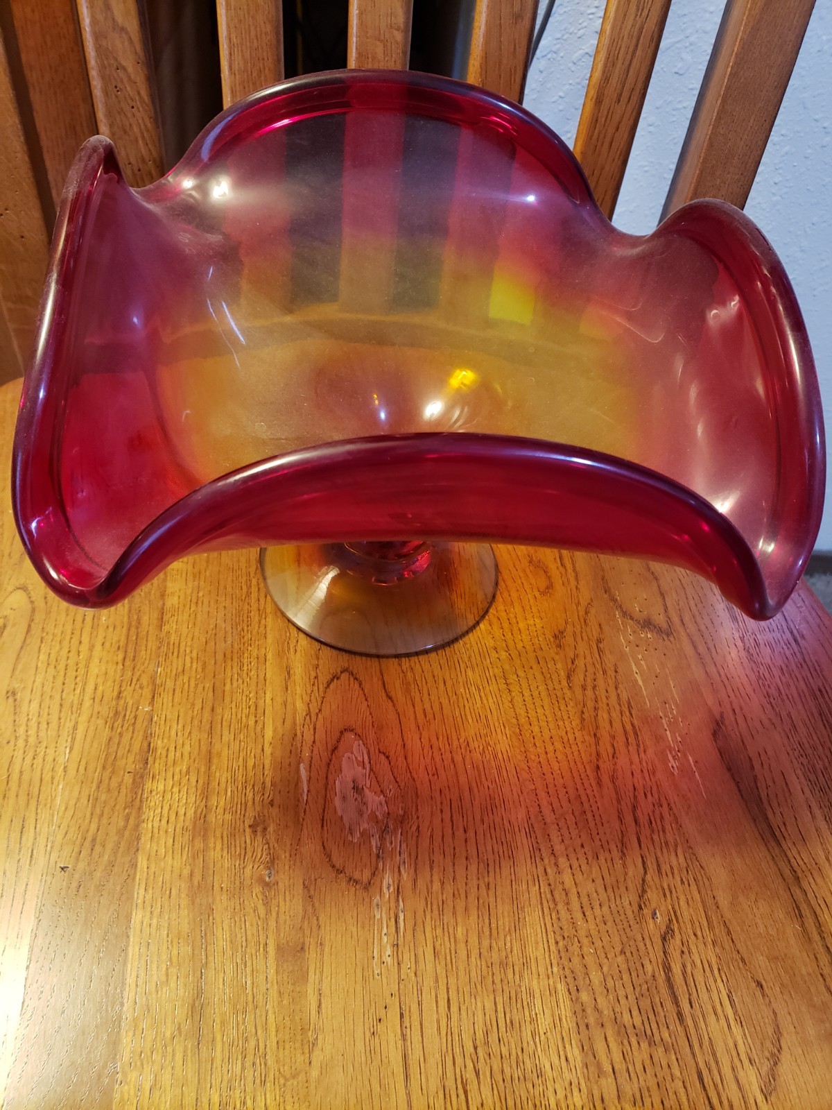 Vintage Mid Century Modern Glass Bowl Vintage Mid Century Modern Glass Bowl