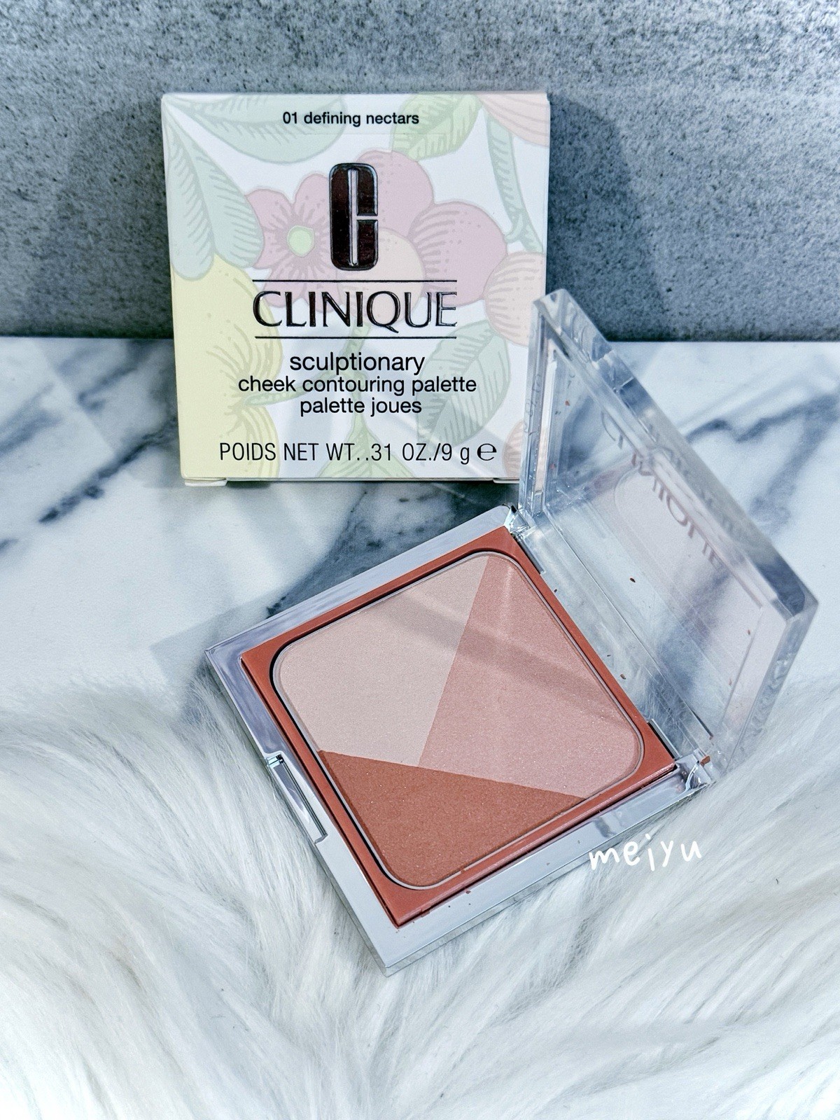 Clinique Sculptionary Cheek Contouring Palette,01 Defining nectars .31oz/9g, NIB Clinique Sculptionary Cheek Contouring Palette,01 Defining nectars .31oz/9g, NIB