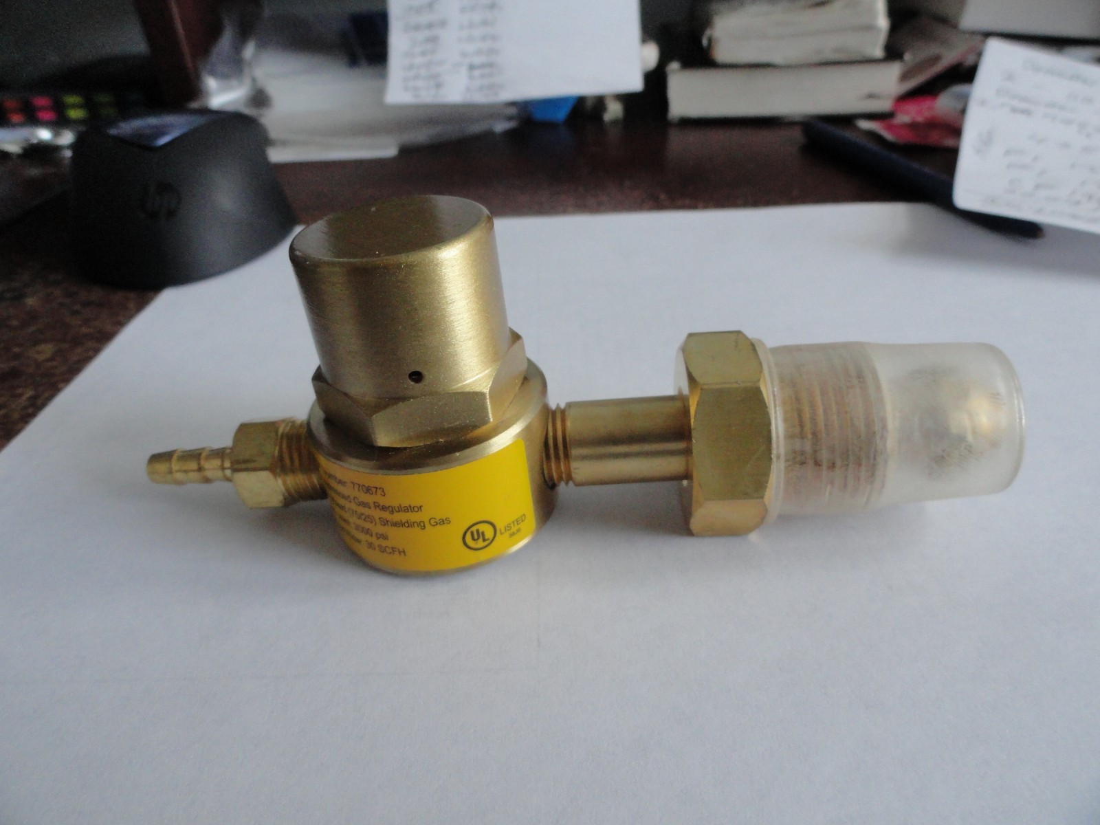 OEM Hobart 770673 Fixed Flow Regulator For Mixed Gas 3000PSI 30SCPH SAME DAY SHP