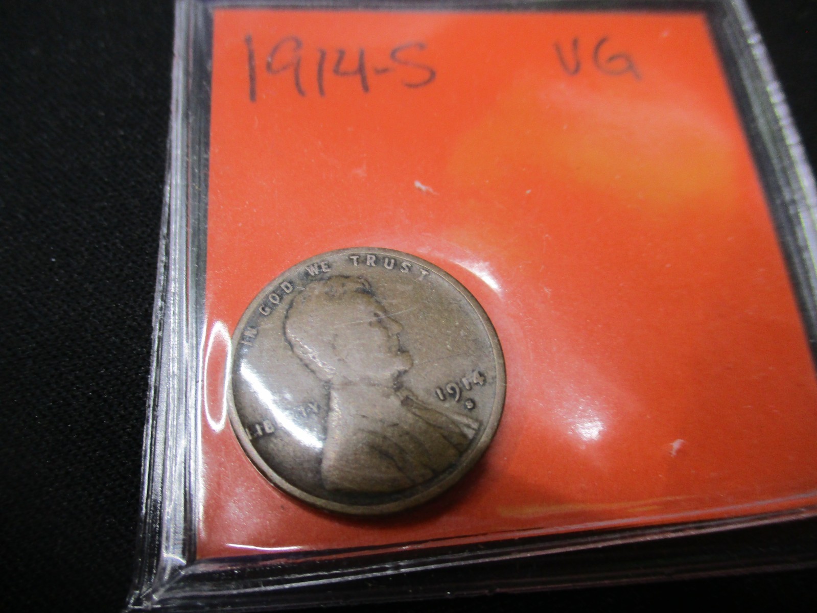 1914-S LINCOLN WHEAT CENT VG    XX