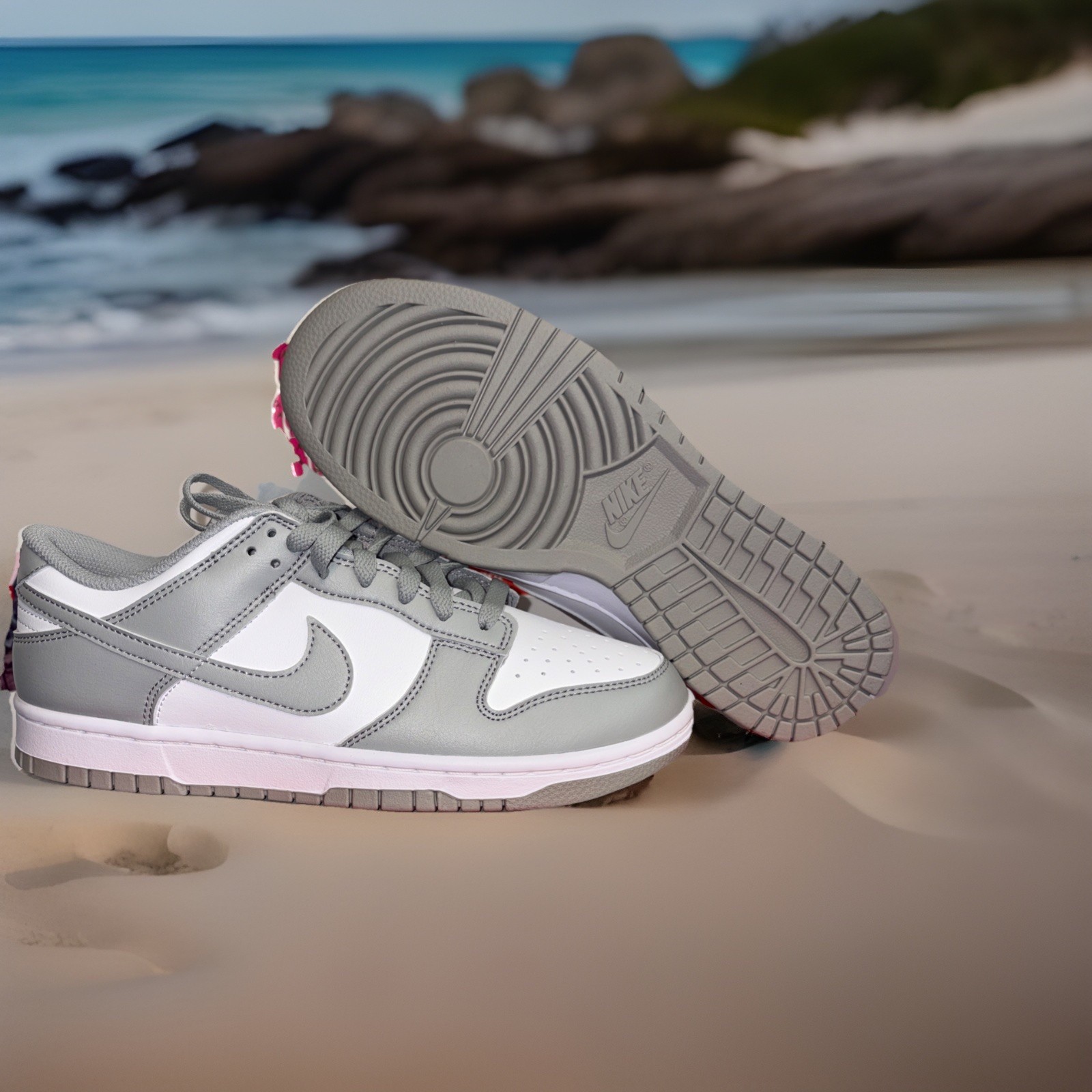 Size 8 - Nike Dunk Low Light Smoke Grey🔥NEW NO BOX / 100% AUTHENTIC ✅