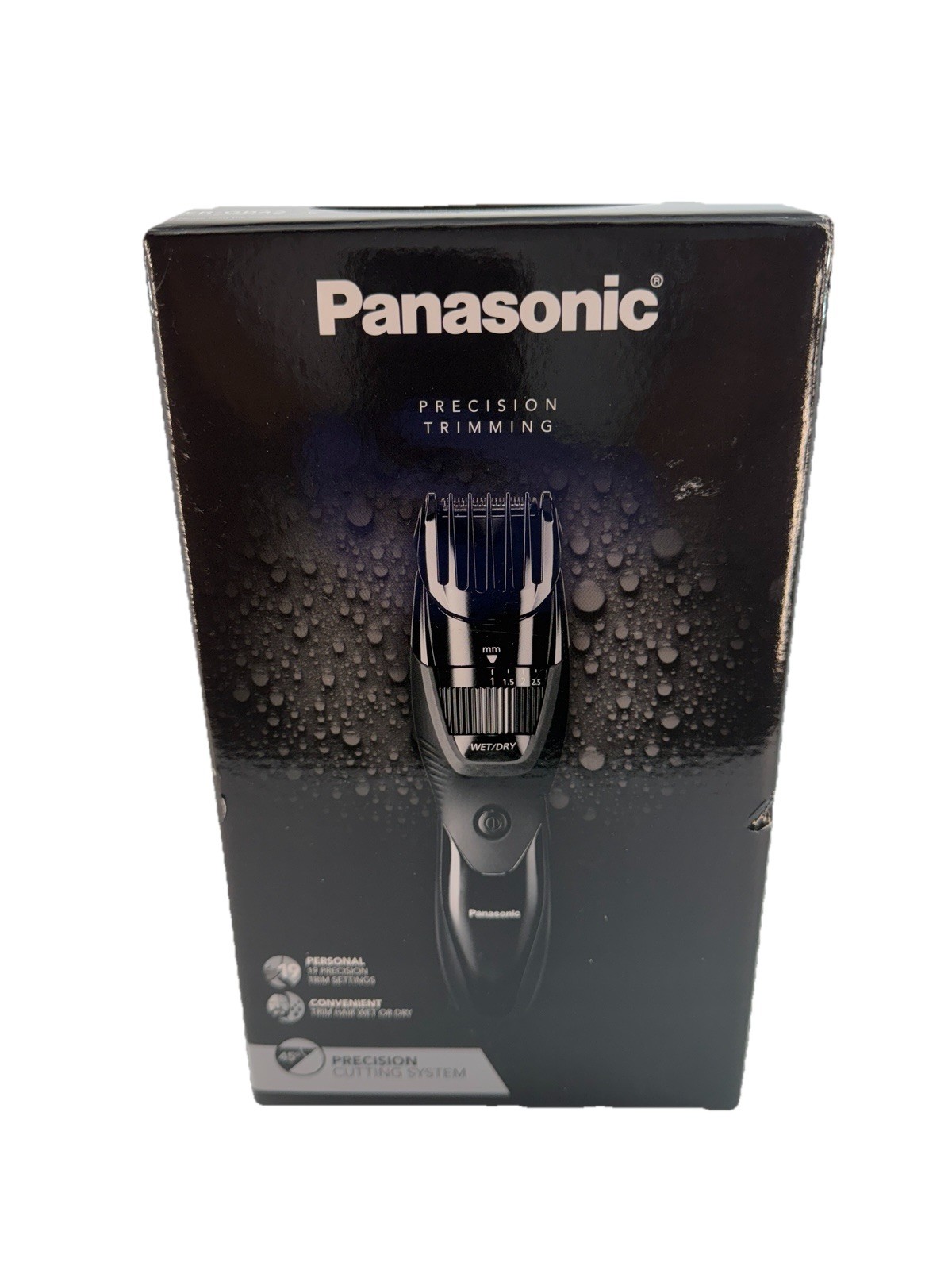 Panasonic ERGB42K Men\'s Precision Wet/Dry Beard and Hair Trimmer, Black NEW