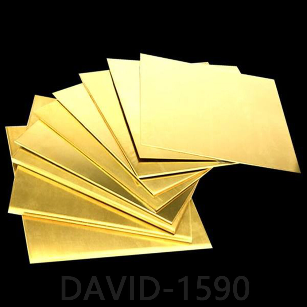 1pcs CuZn40 C28000 Brass Metal Sheet Plate Brass Sheet Bar Thickness 0.8mm - 6mm