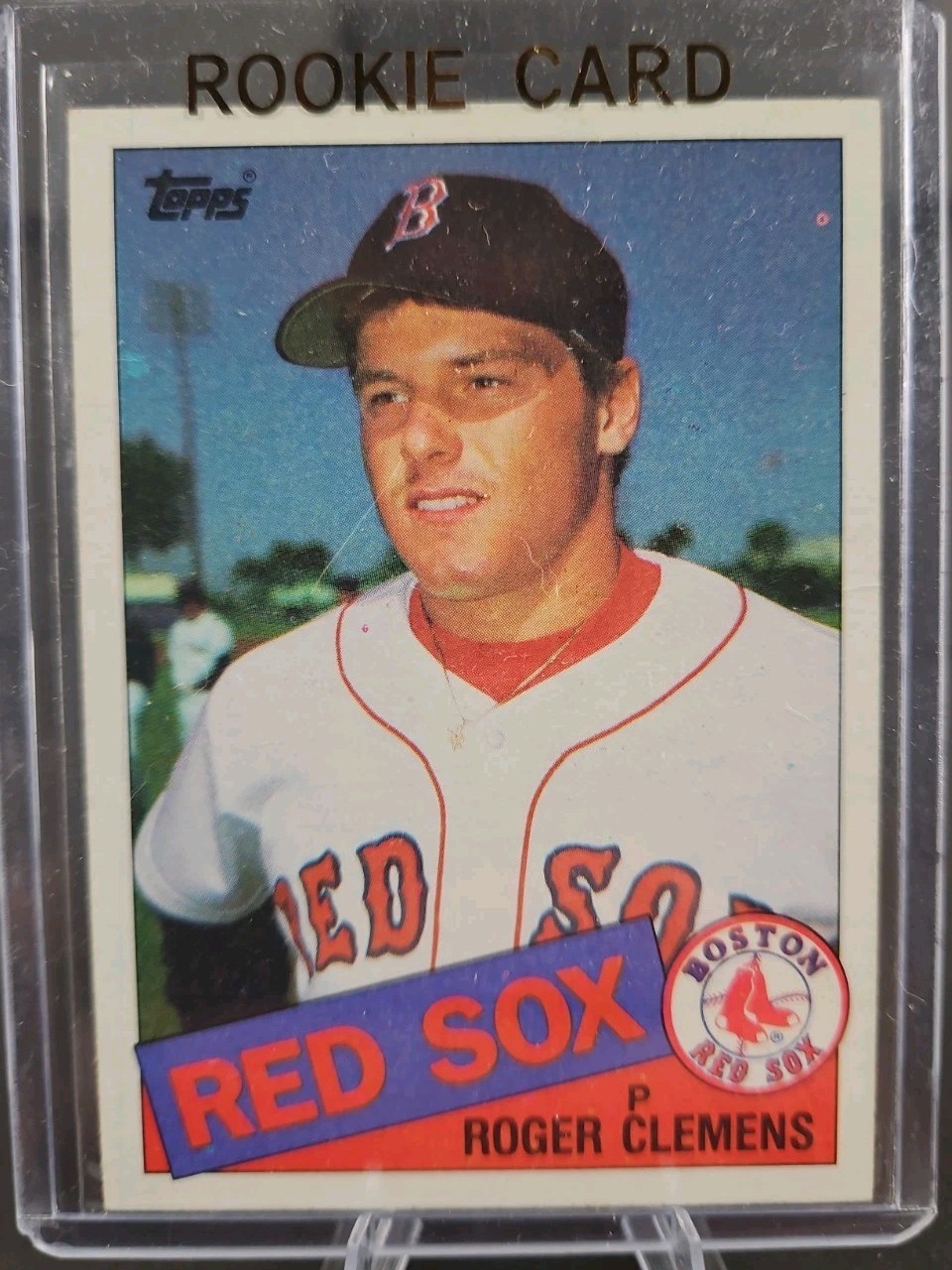 Topps 1985 Topps Roger Clemens Boston Red Sox Base Set Card #181