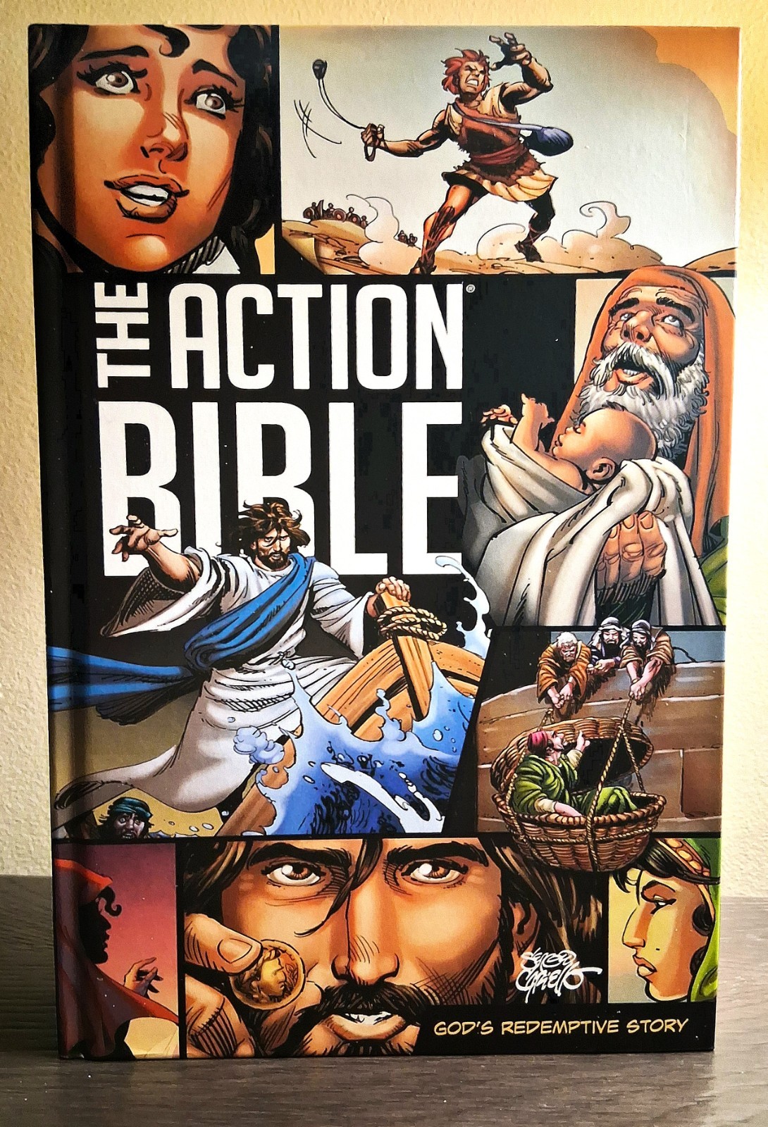 The Action Bible: God\'s Redemptive Story Hardcover Revised Edition