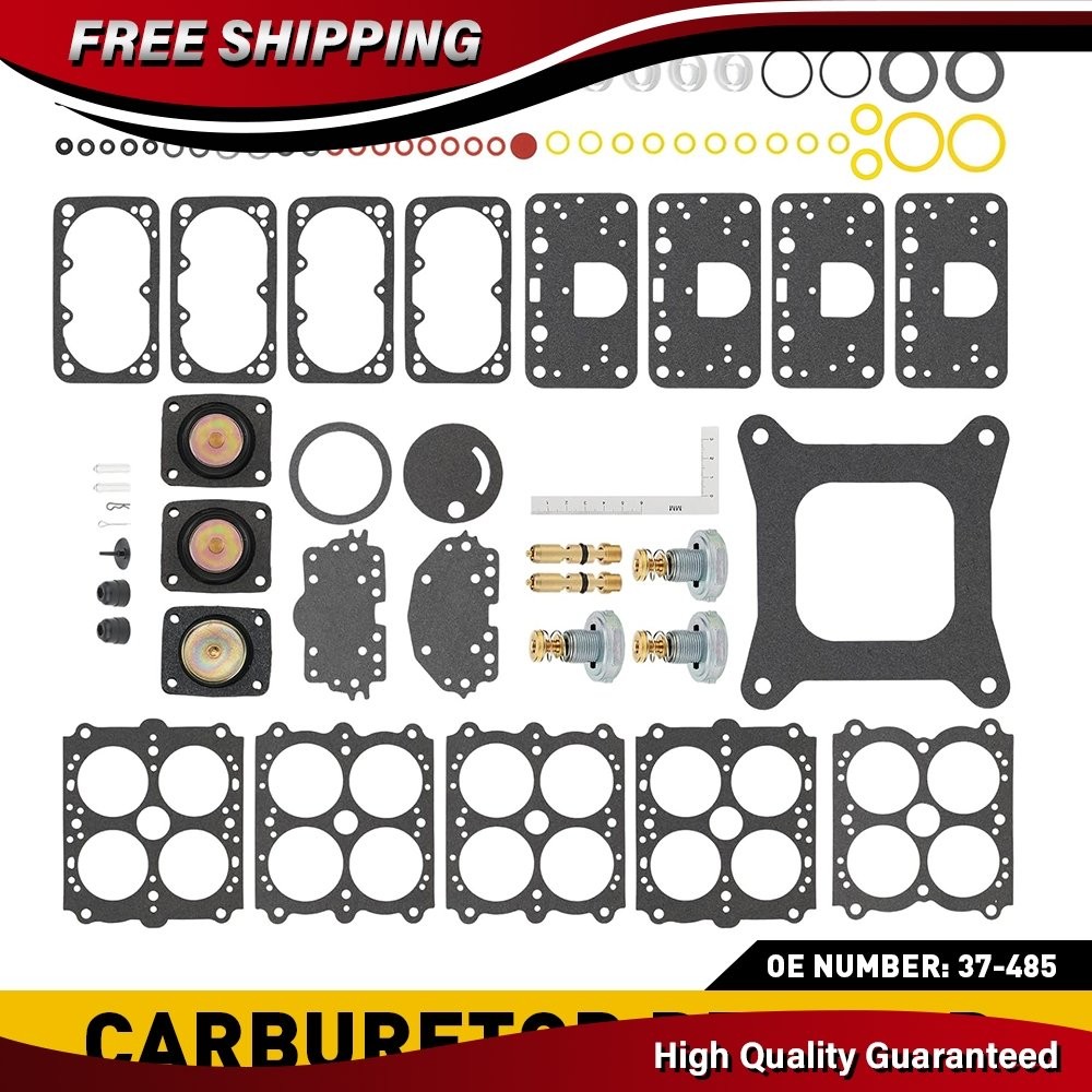 37-485 Carburetor Rebuild Repair Kit For 4150 4 Barrel Double Pumper Carb
