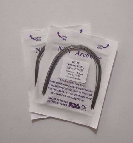 10Pcs/pack Dental Orthodontic Rectangular Niti/Steel/Thermal Activated Arch Wire