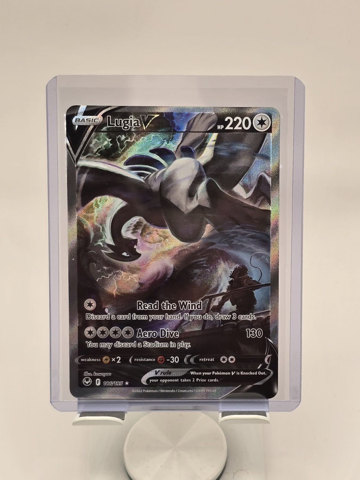 Lugia V (Alternate Full Art) 186/195 Swsh12: Sword & Shield - Silver Tempest Lugia V (Alternate Full Art) 186/195 Swsh12: Sword & Shield - Silver Tempest