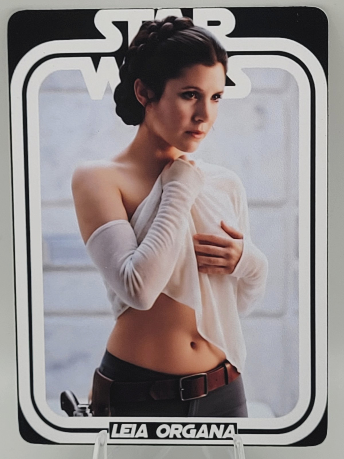 Star Wars Princess Leia Organa Hot Spicy Custom Trading Card Star Wars Princess Leia Organa Hot Spicy Custom Trading Card