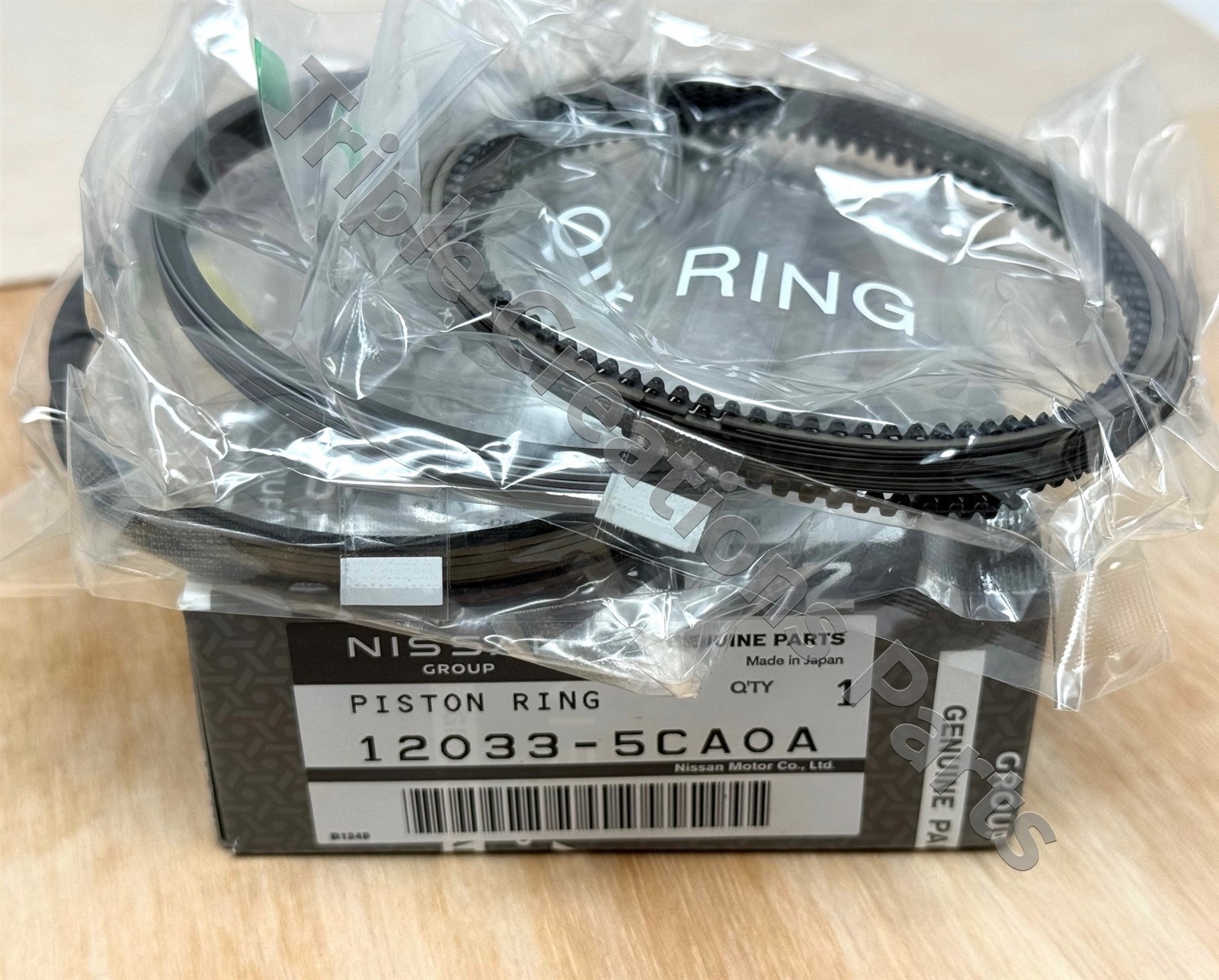 12033-5CA0A New Genuine Nissan Ring Set-Piston 120335CA0A OEM